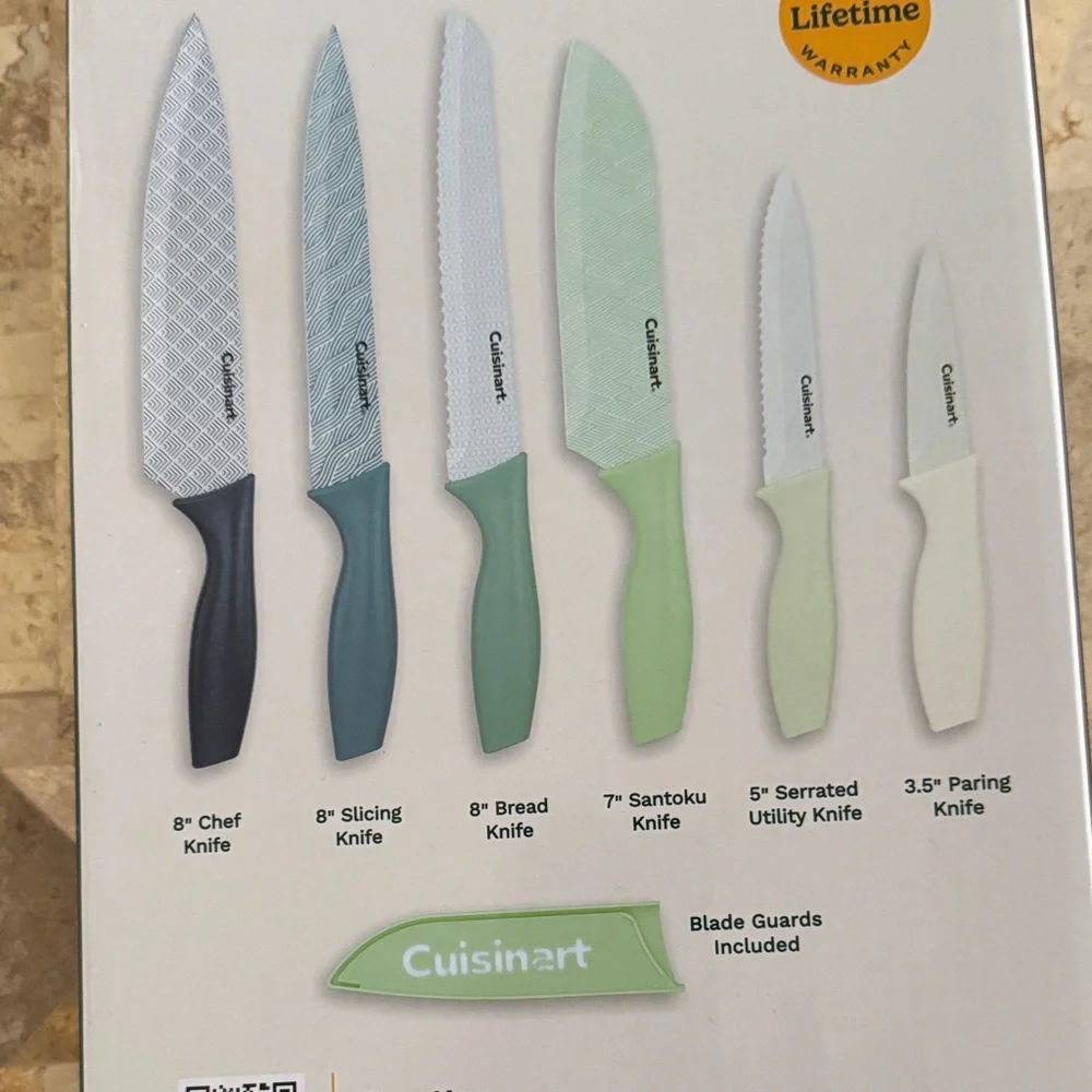 Cuisinart Advantage 12-Pc Knife Set - Blue, Green